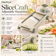 Haviryx™ SliceCraft Adjustable Mandoline