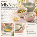 Haviryx™ MixNest Flexible Prep Bowl Set