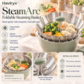 Haviryx™ SteamArc Foldable Steaming Basket