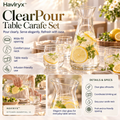 Haviryx™ ClearPour Table Carafe Set