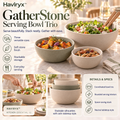 Haviryx™ GatherStone Serving Bowl Trio