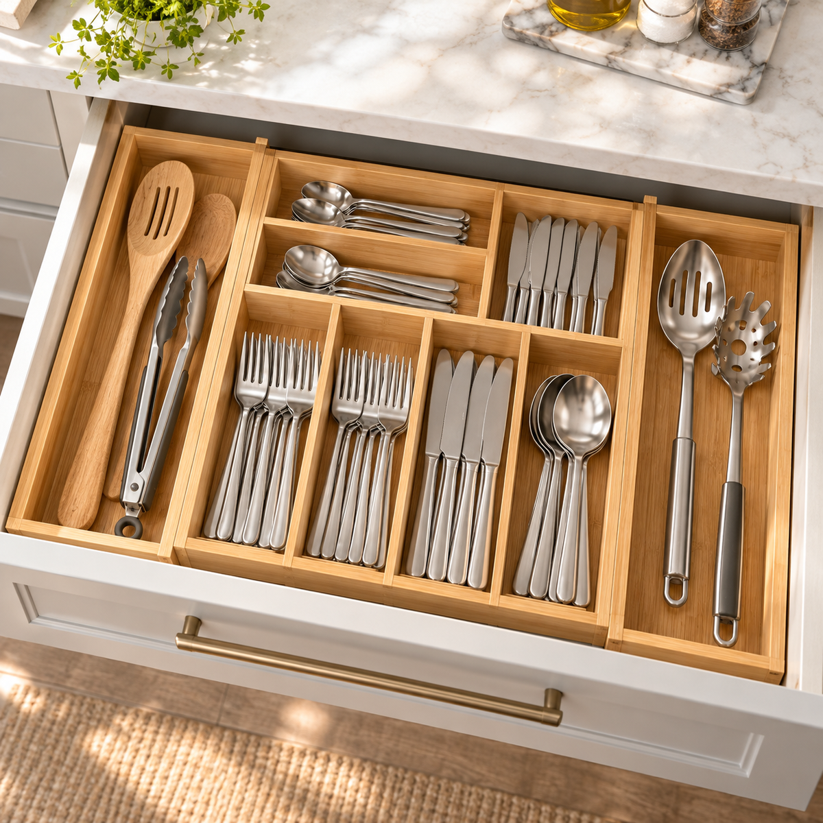 Haviryx™ FlexSort Expandable Drawer Organizer