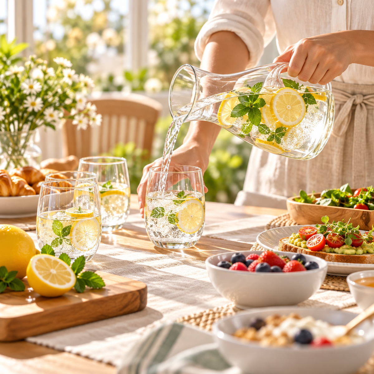 Haviryx™ ClearPour Table Carafe Set