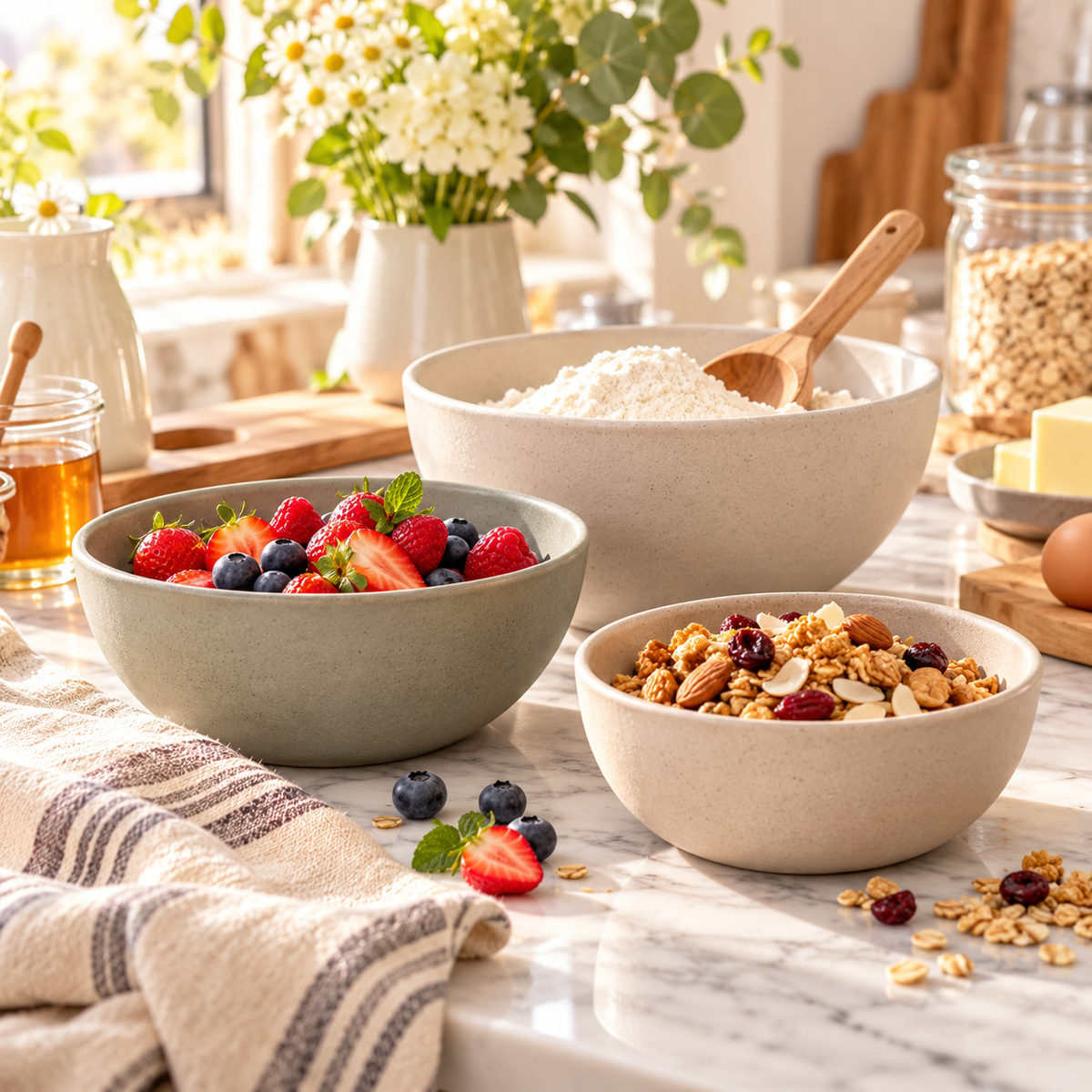 Haviryx™ GatherStone Serving Bowl Trio