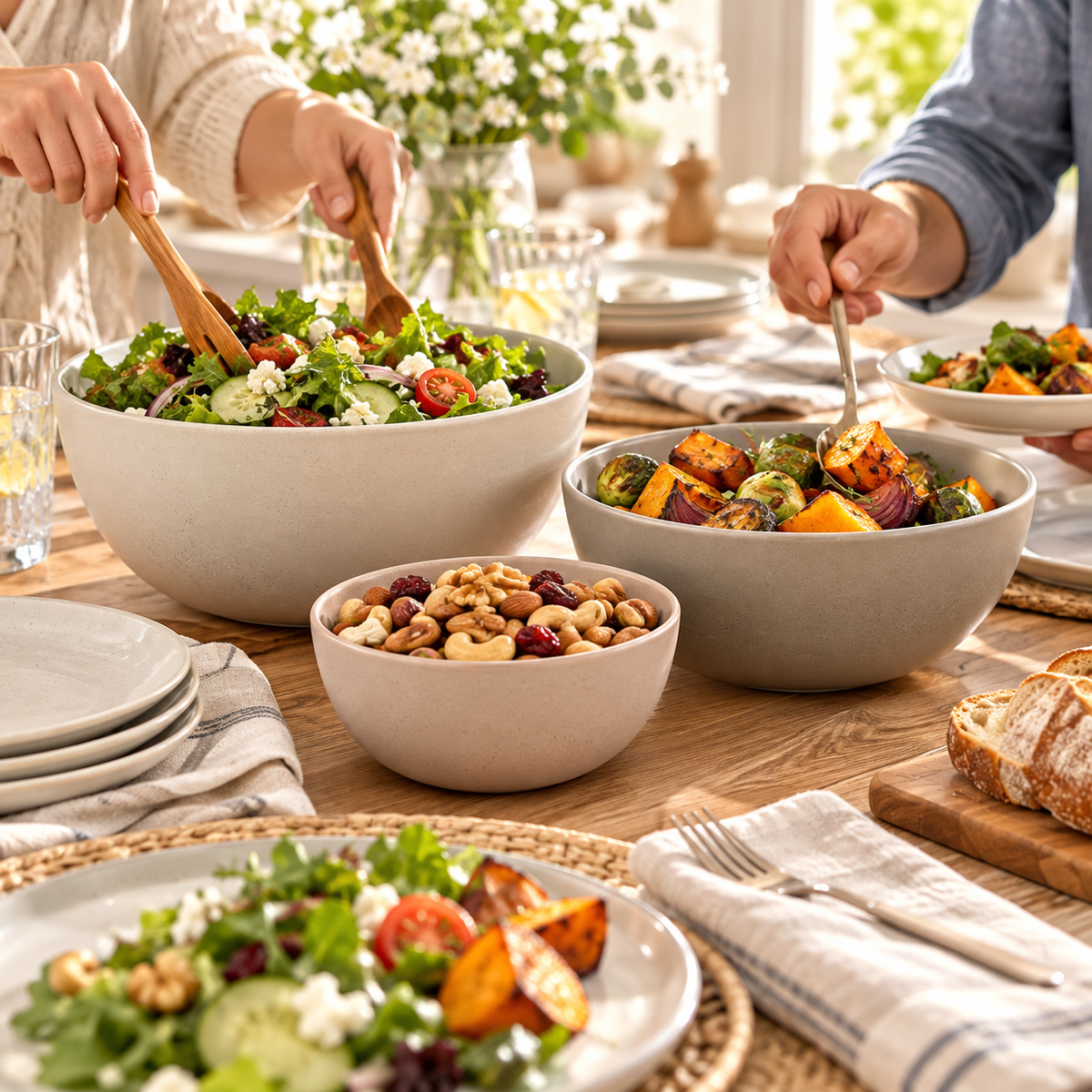 Haviryx™ GatherStone Serving Bowl Trio