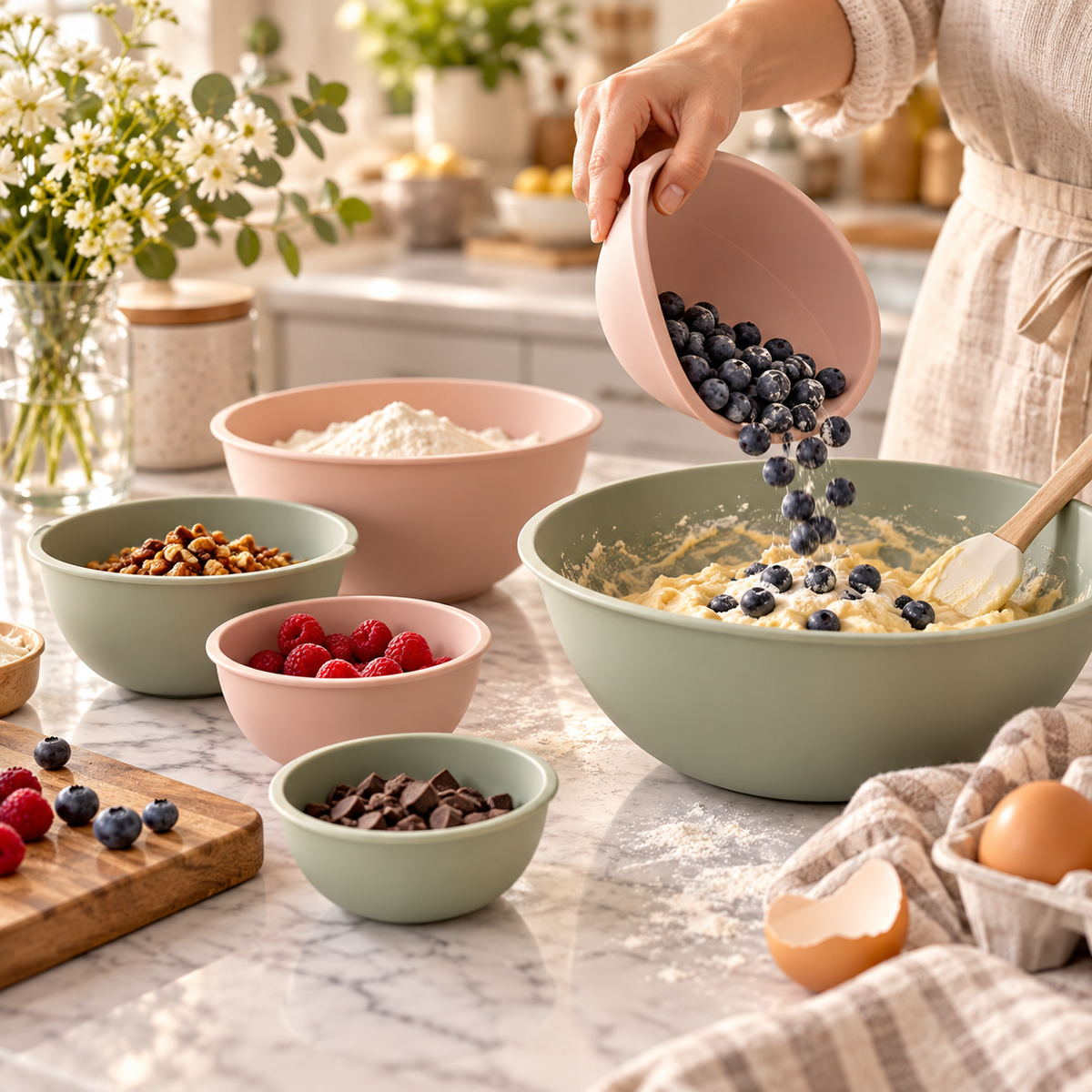 Haviryx™ MixNest Flexible Prep Bowl Set