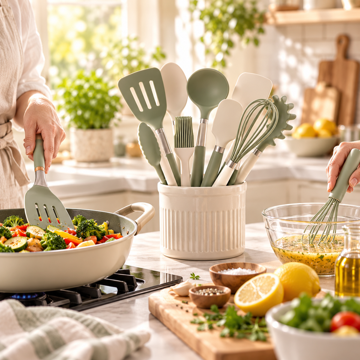 Haviryx™ TurnMate Silicone Utensil Collection